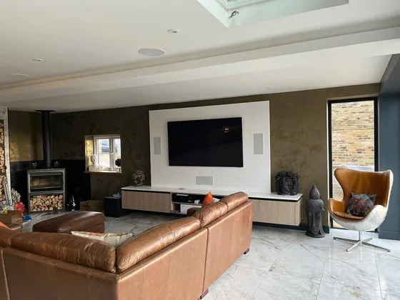 Contemporary living room project