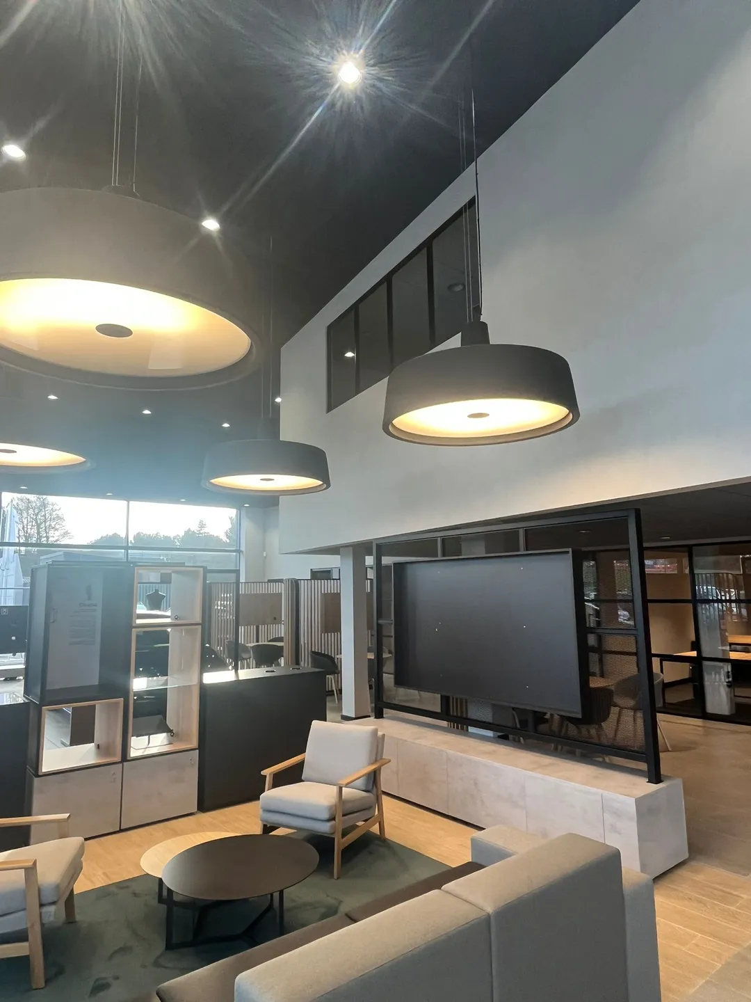 Contemporary commercial interior decorated by Sellsmith